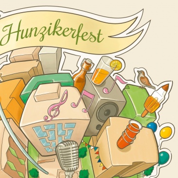 Plakat fÃ¼rs Hunzikerfest